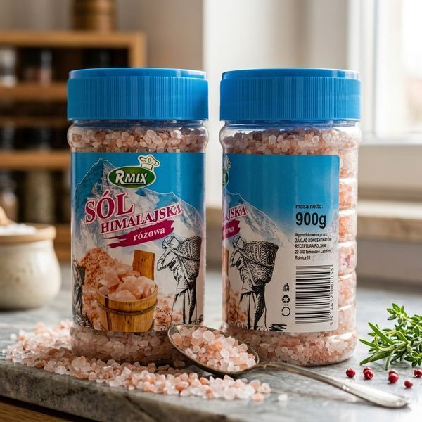 Сіль рожева гімалайська крупна Rmix 900 г 1078 фото