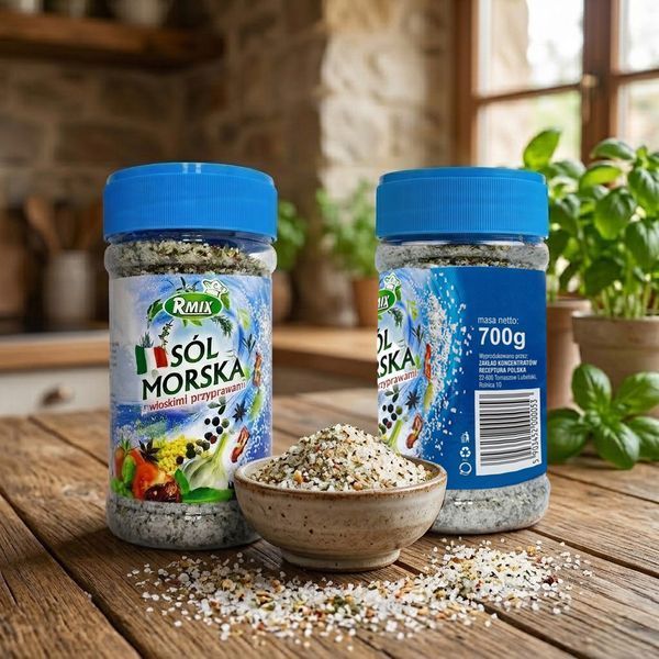 Морська сіль Rmix з італійськими травами 700 г 1079 фото