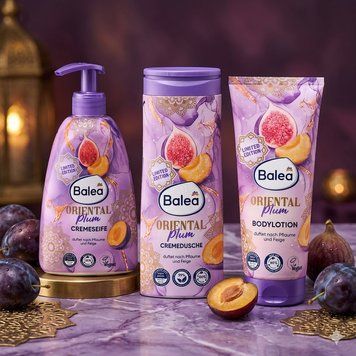 Гель для душу, лосьйон, рідке мило Балеа Oriental Plum Східна слива, живлення та зволоження nb002 фото