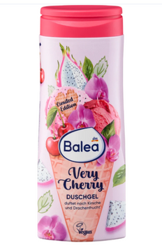 Гель для душу жіночий Балеа Very Cherry Дуже вишневий зволожуючий, вишня та драконовий фрукт, 300 мл 563 фото