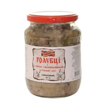 Голубці з рисом та грибами 650г 1001 фото