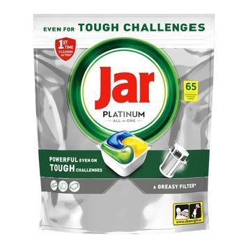 Капсули для посудомийної машини Jar Platinum All in One лимон, 65 шт 1049 фото