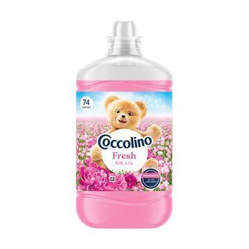 Концентрований кондиціонер для білизни Coccolino Fresh Silk Lily шовкова лілія, 74 прання, 1702 мл, рожевий 1052 фото
