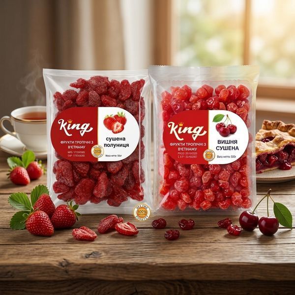 Сушена вишня King 500 г 1100 фото