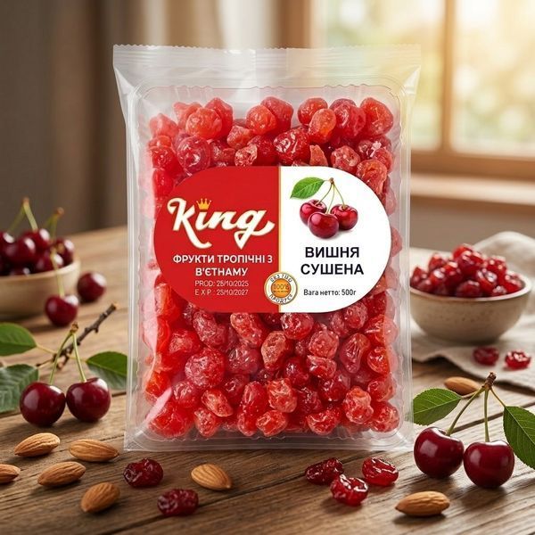 Сушена вишня King 500 г 1100 фото