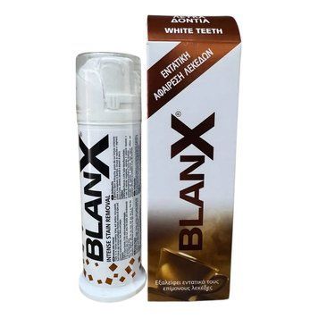 Зубна паста в тубусі BlanX Anti-Stain Інтенсивне видалення плям коричнева, 75 мл 1060 фото