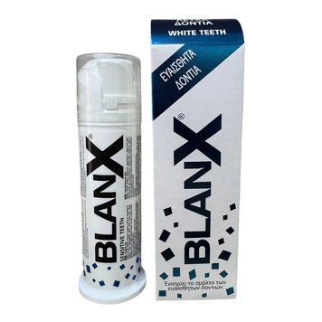 Зубна паста в тубусі BlanX Sensitive Чутливі зуби синя, 75 мл 1061 фото