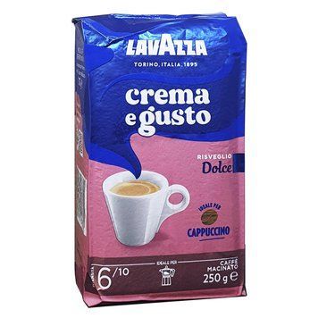 Кава мелена Lavazza Crema e Gusto Dolce, 250 г 1109 фото