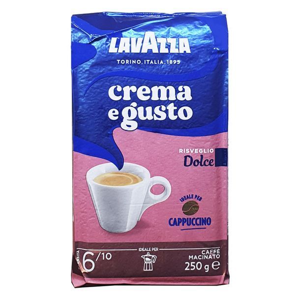 Кава мелена Lavazza Crema e Gusto Dolce, 250 г 1109 фото