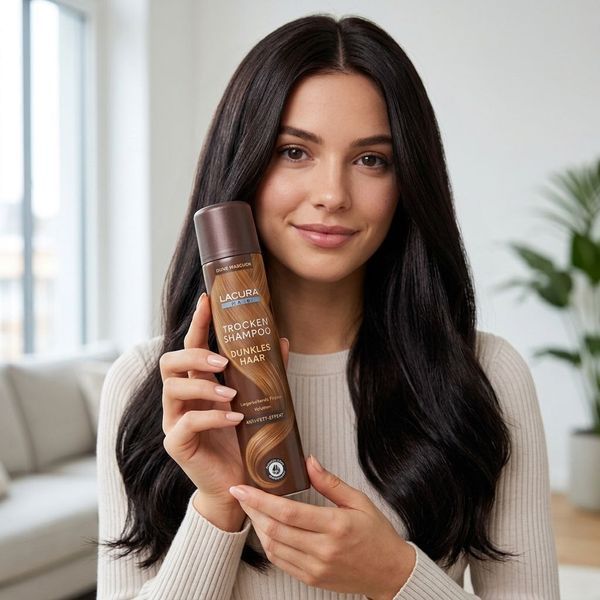 Сухий шампунь для темного волосся Lacura Hair Trockenshampoo Dunkles Haar, 200 мл 1063 фото