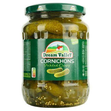 Огірки корнішони мариновані Dream Valley Cornichons, 640 г 1070 фото